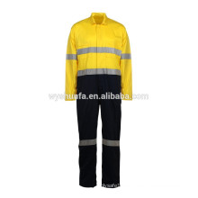 Flammwidrige Coverall Arbeitskleidung Orange Reflektierende Sicherheit Coverall